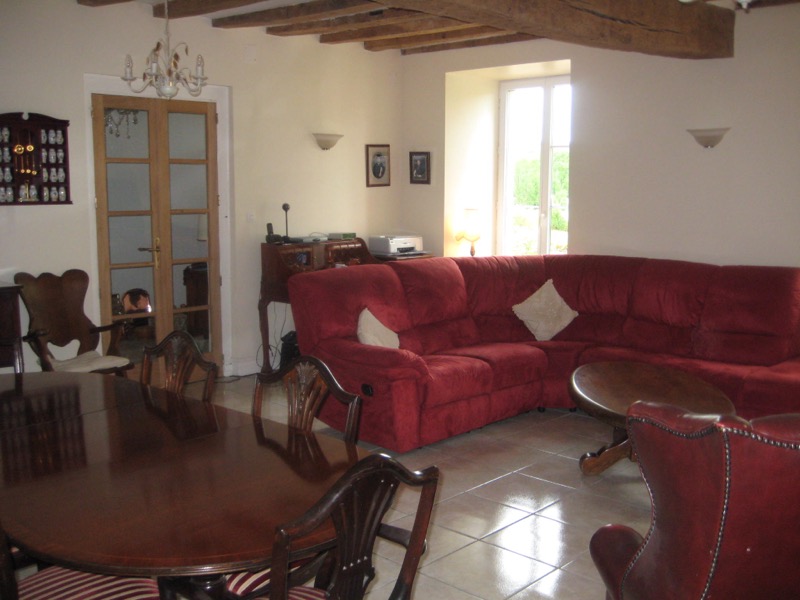 The sitting area in the front room